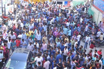 Katamarayudu Movie Release Hungama at RTC X Roads